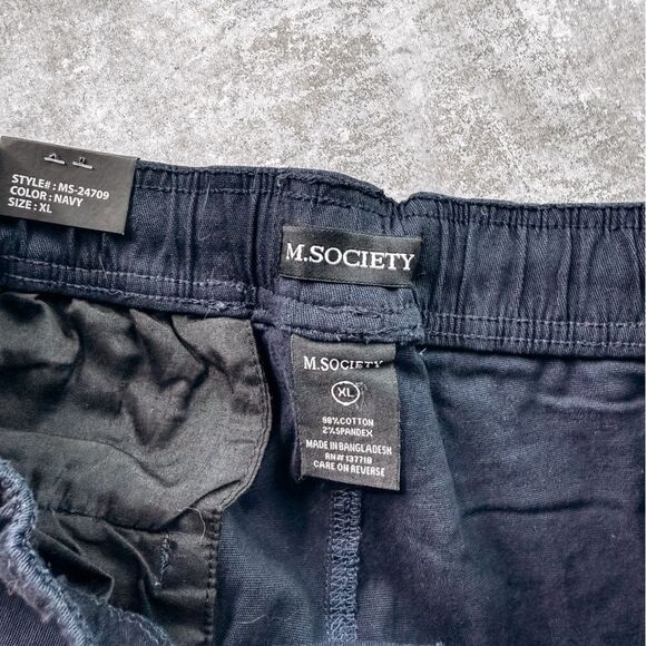 M. Society Cargo Jogger Navy Size XL - Picture 6 of 7